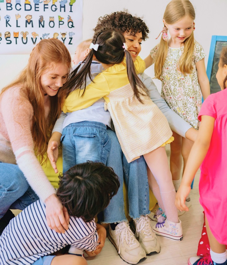 Students of Child care center