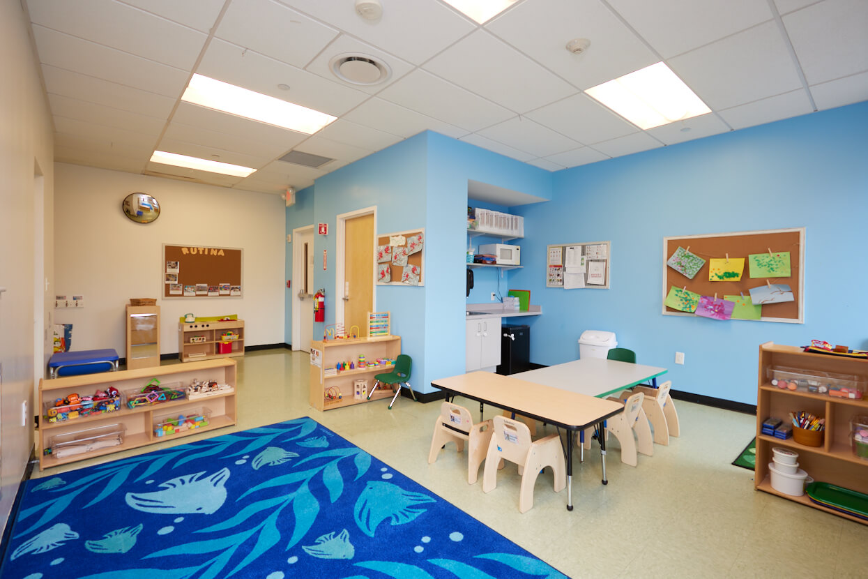 Class room of Pine Village Preschool Brighton, Massachusetts – Child Care Center