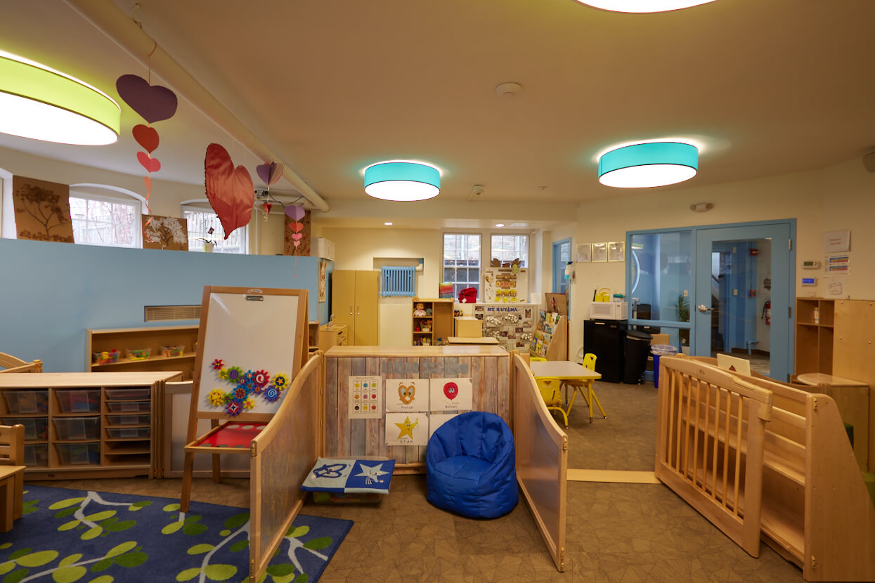 Class room of Pine Village Preschool Brookline, Massachusetts – Child Care Center