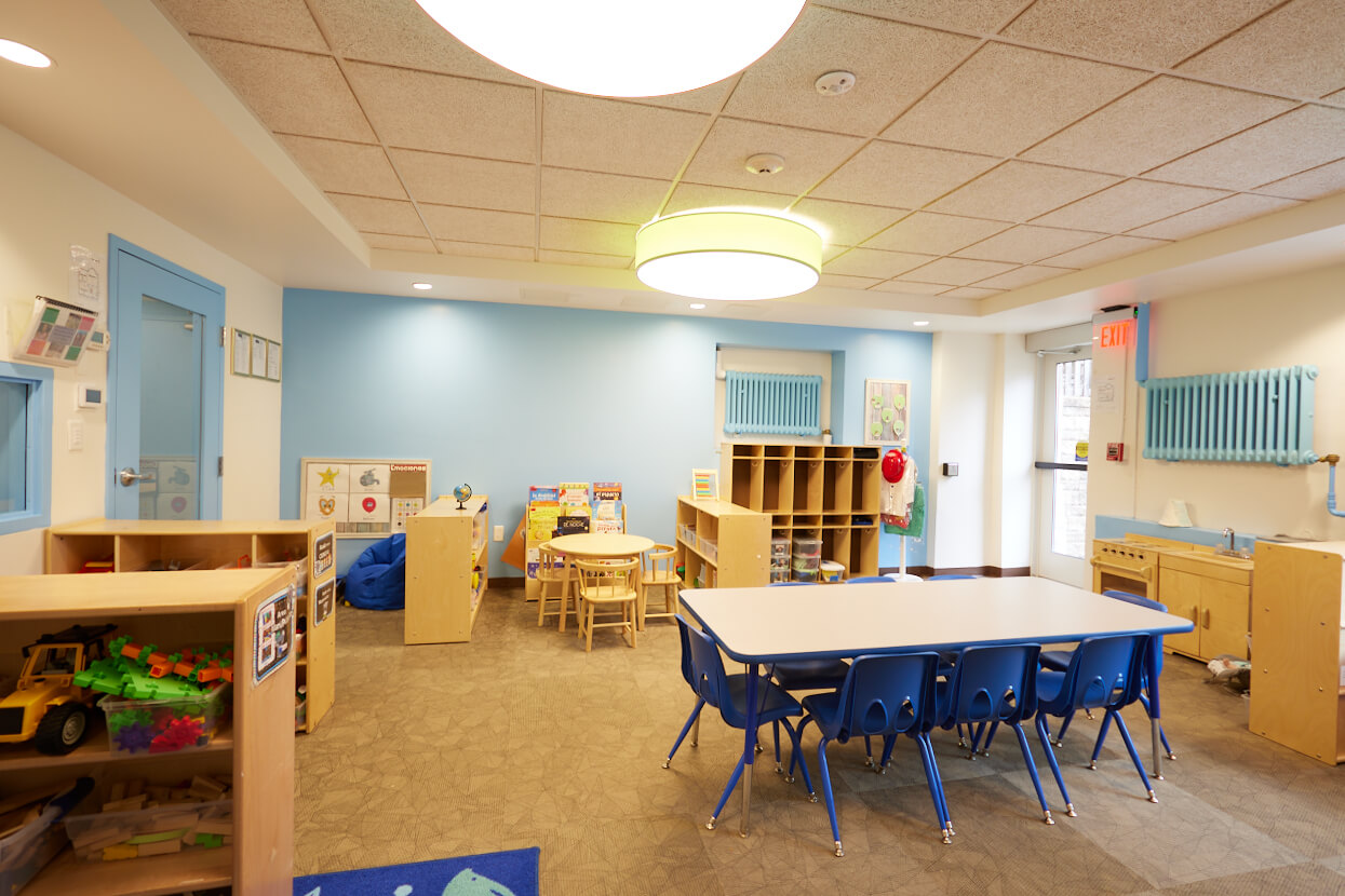 Class room of Pine Village Preschool Brookline, Massachusetts – Child Care Center