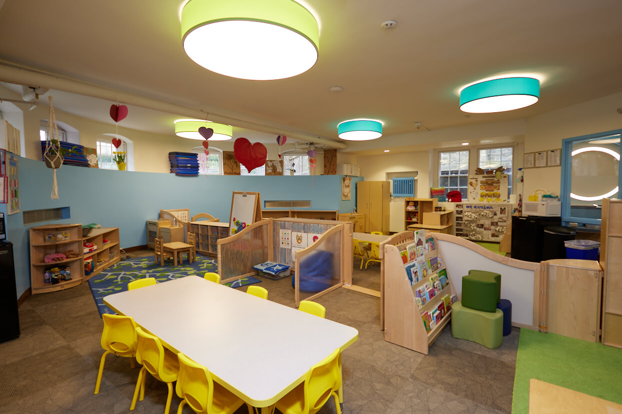 Class room of Pine Village Preschool Brookline, Massachusetts – Child Care Center