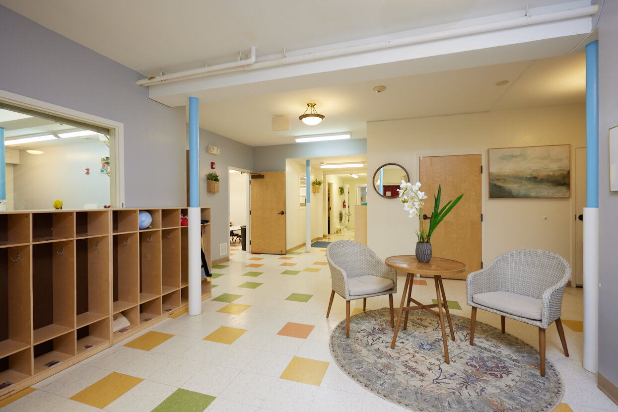 Class room of Pine Village Preschool JP Revere, Massachusetts Child Care Center