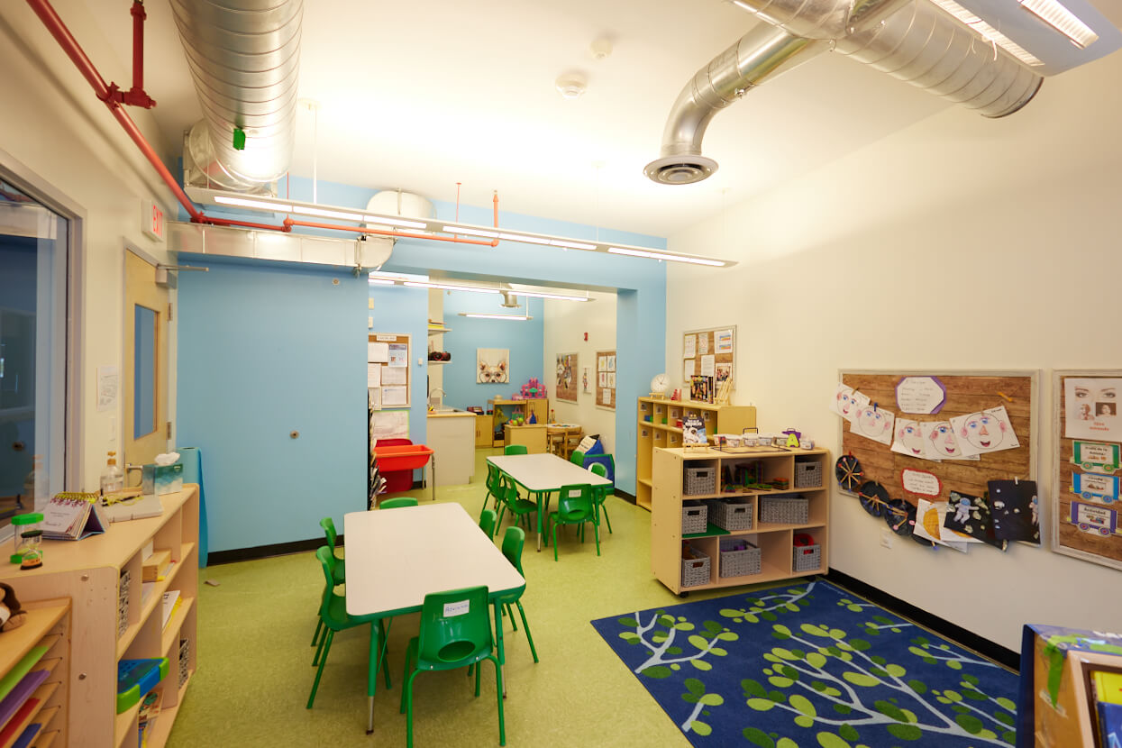 Class room of Pine Village Preschool JP South Street, Massachusetts – Child Care Center
