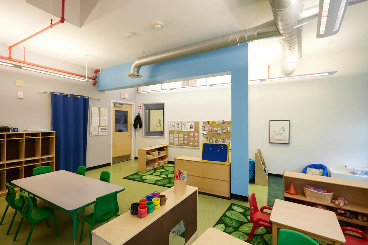 Class room of Pine Village Preschool JP South Street, Massachusetts – Child Care Center