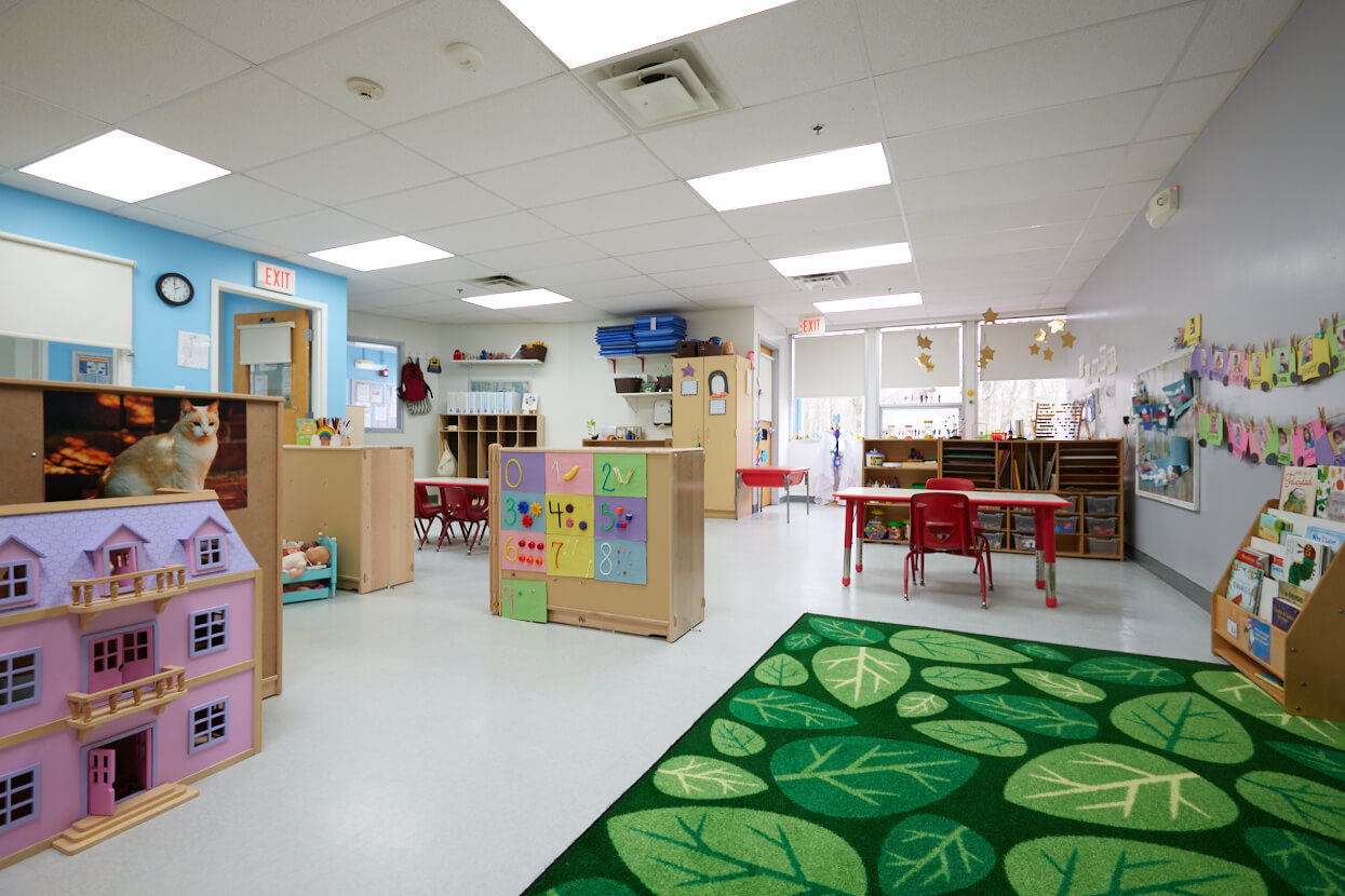 Class room of Pine Village Preschool Needham, Massachusetts – Child Care Center
