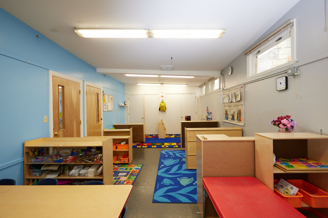 Class room of Pine Village Preschool West Newton, Massachusetts – Child Care Center
