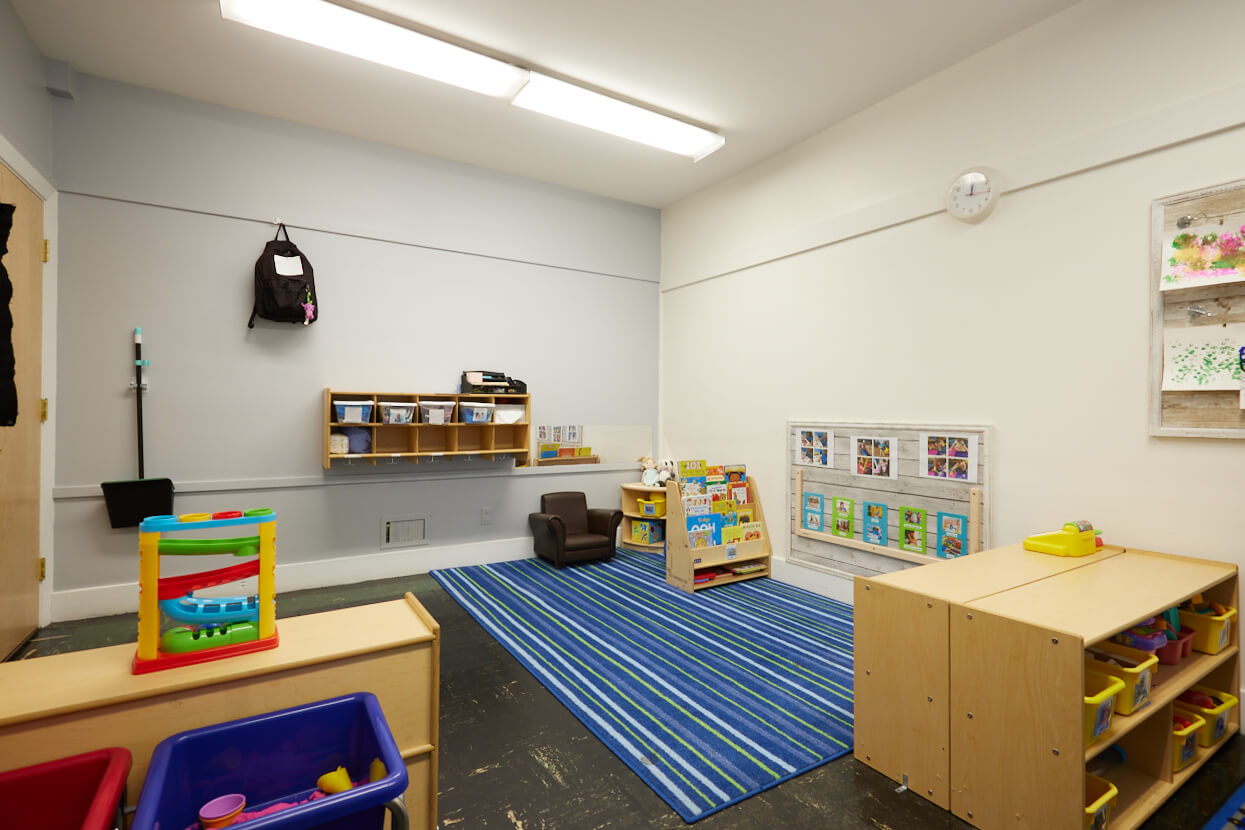 Class room of Pine Village Preschool West Newton, Massachusetts – Child Care Center