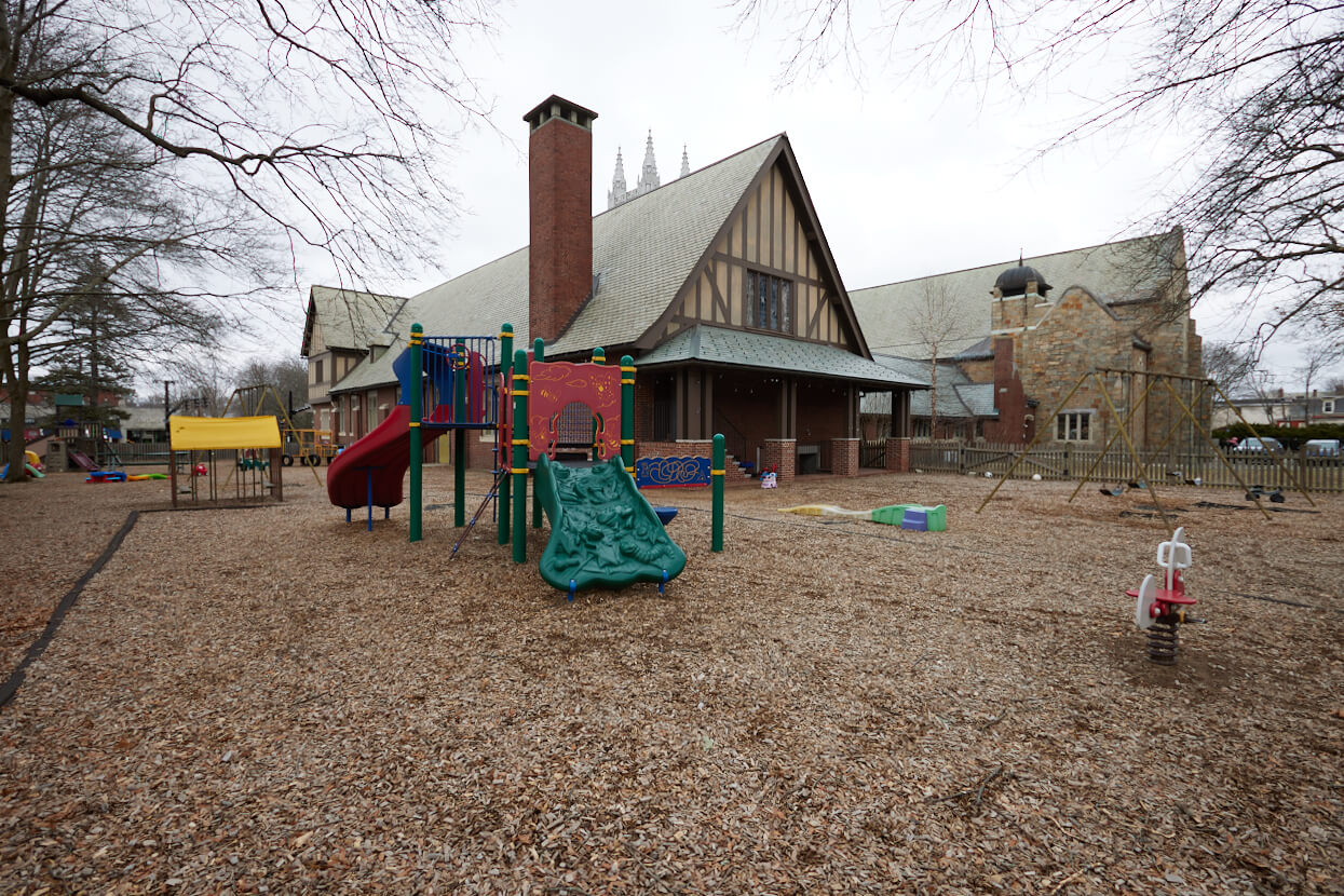 Play Area of Pine Village Preschool West Newton, Massachusetts – Child Care Center