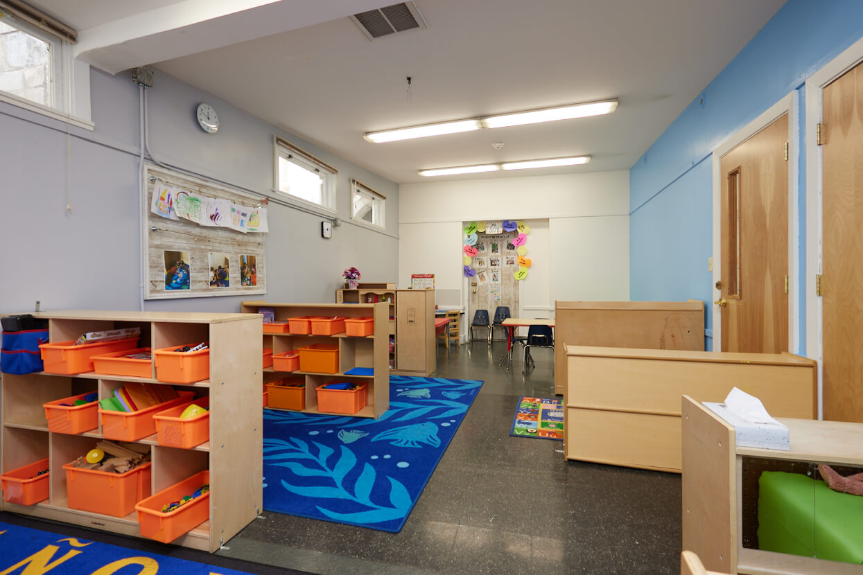 Class room of Pine Village Preschool West Newton, Massachusetts – Child Care Center