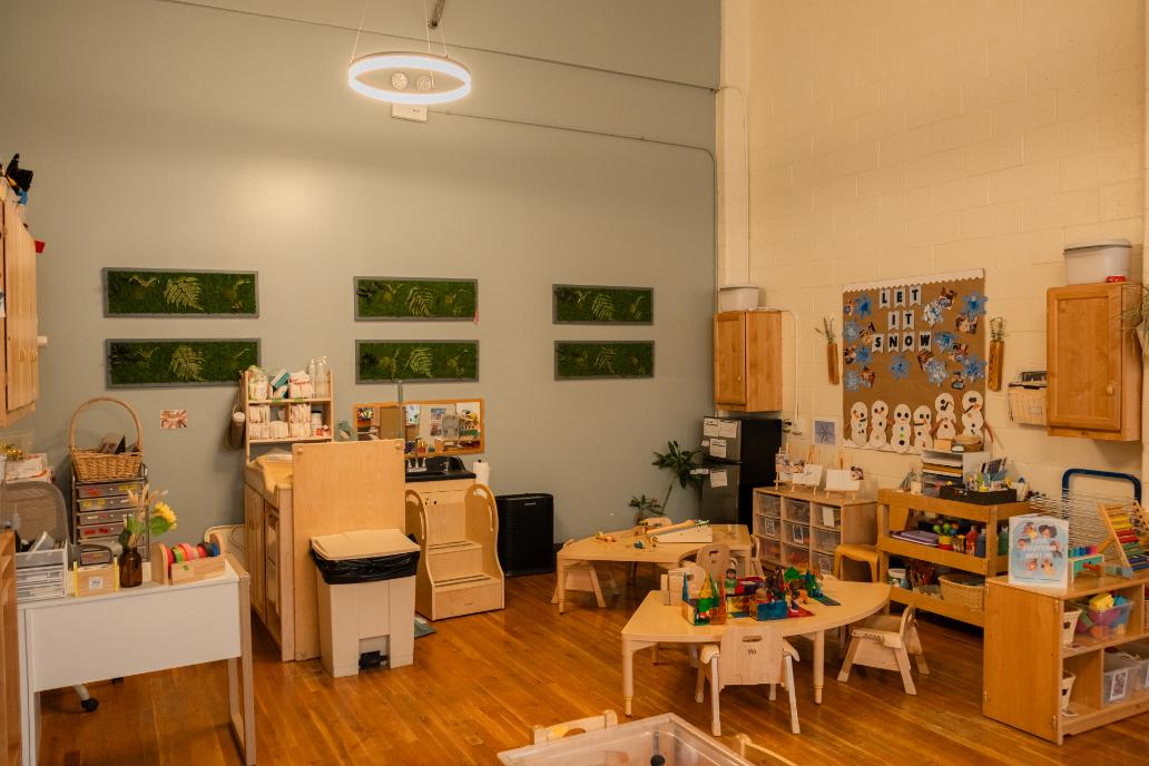 Play room of Williamsburg Northside Preschool