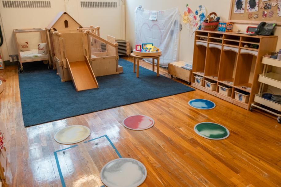 Play room of Williamsburg Northside Preschool
