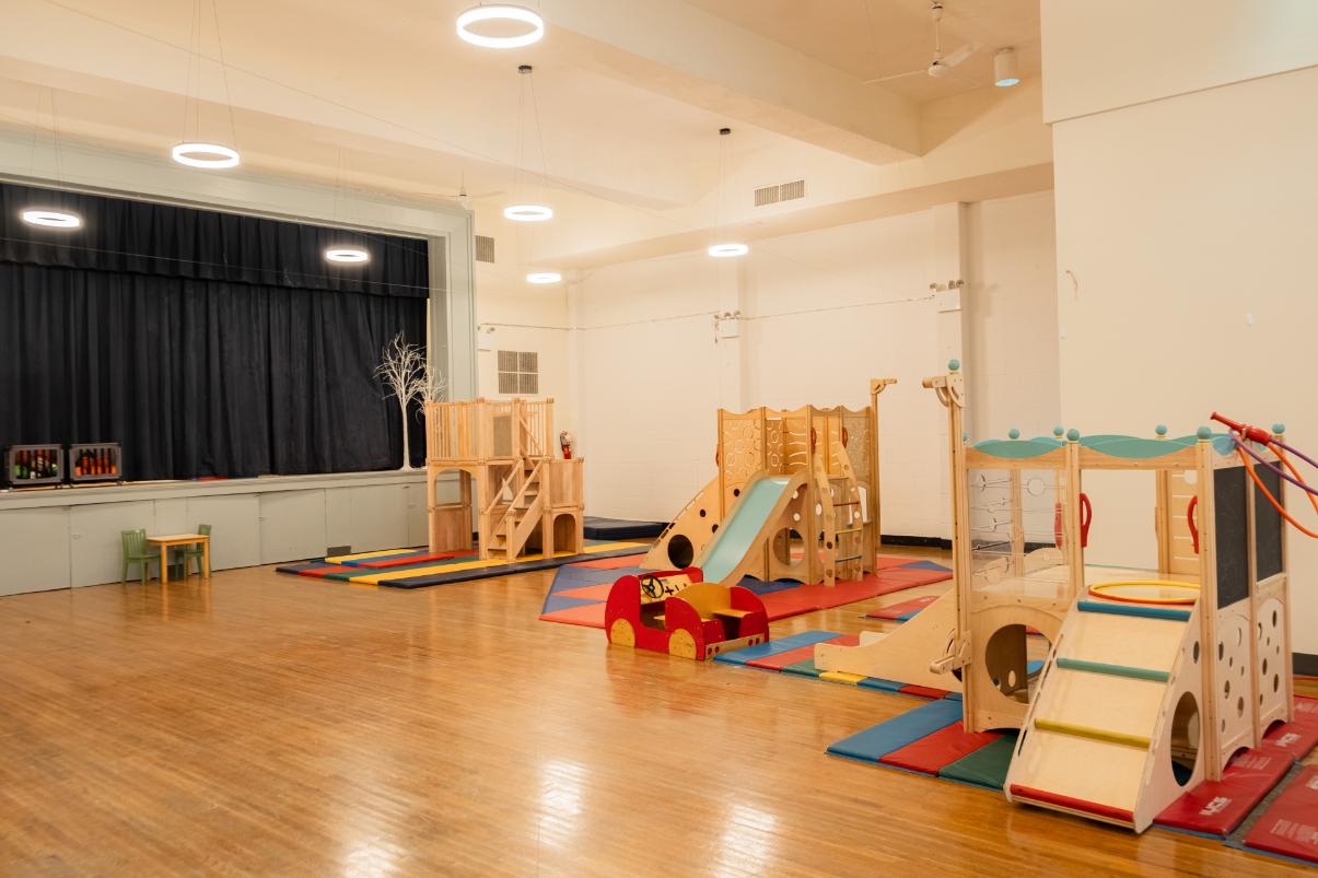 Play room of Williamsburg Northside Preschool